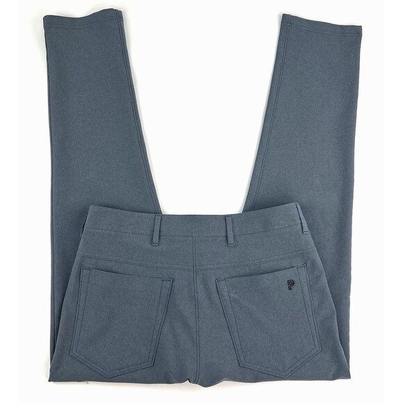 New Public Rec Workday Pants Mens 30x29 Gray Straight Leg Stretch Performance - Picture 3 of 10